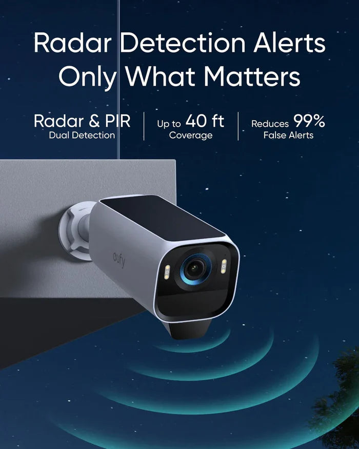 Eufy Cam S3 Pro Add-on Cam- White + Black