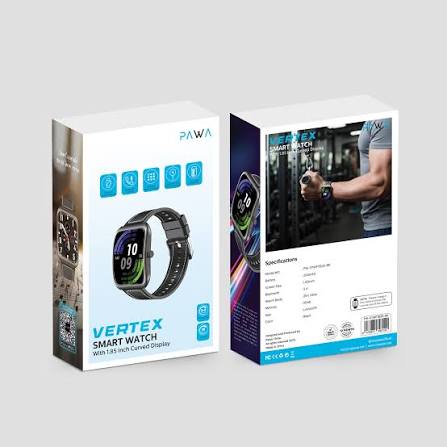 Pawa Vertex Smart Watch Curved Display