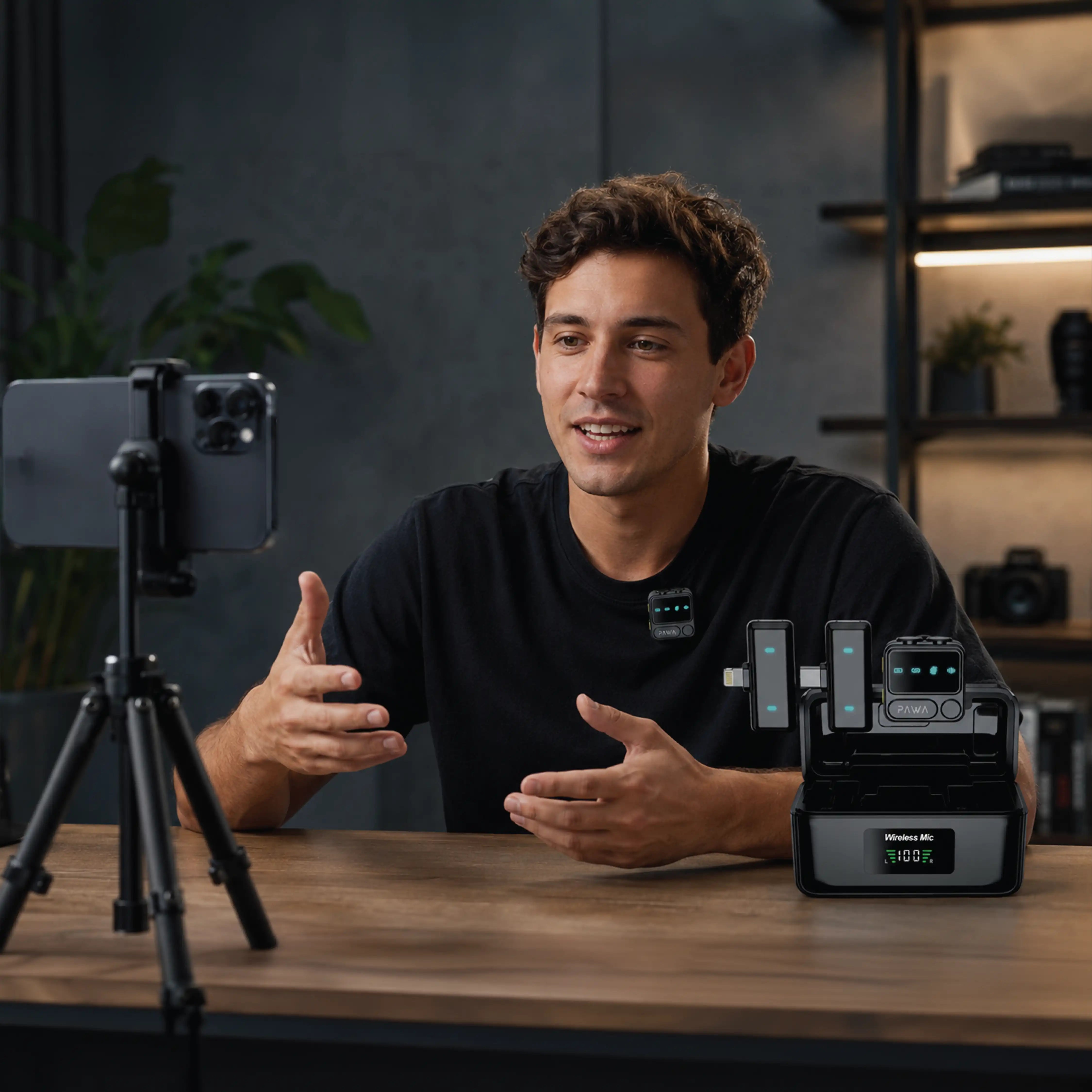 Pawa Holly Mike Microphone with AI Noise Reduction