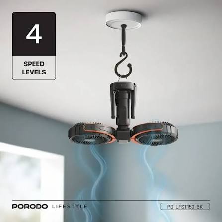 Porodo Dual-Head Oscillating Fan