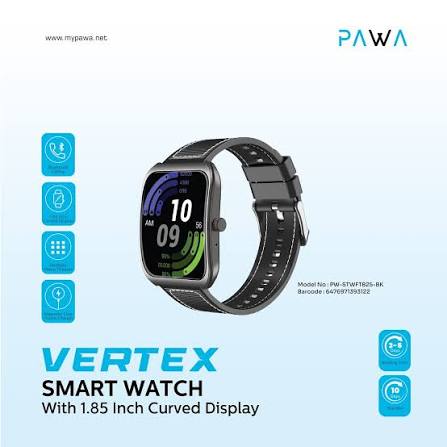 Pawa Vertex Smart Watch Curved Display