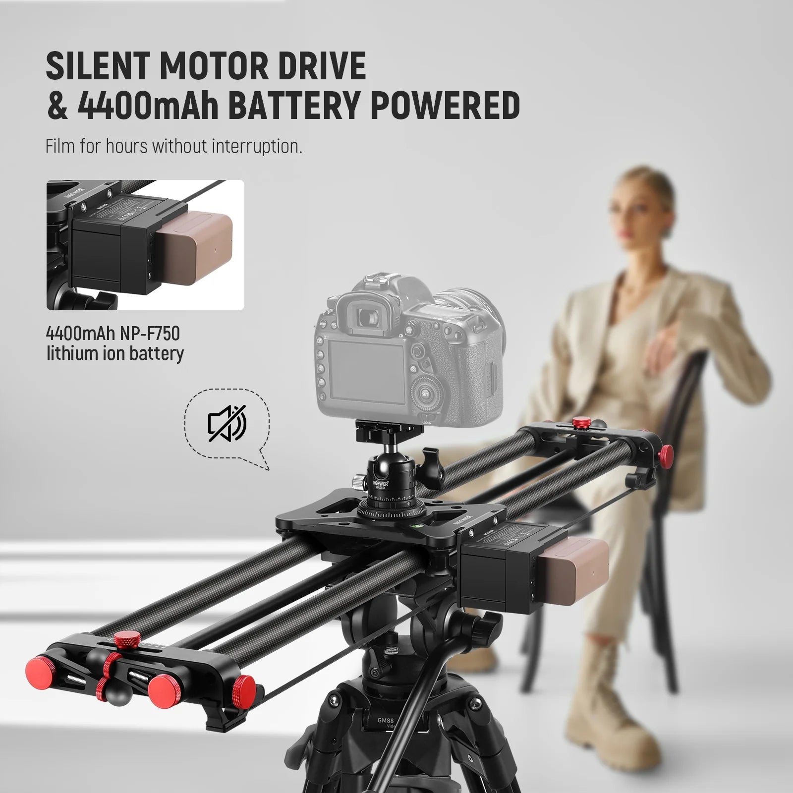Neewer ER1 80cm App Electronic Video Slider