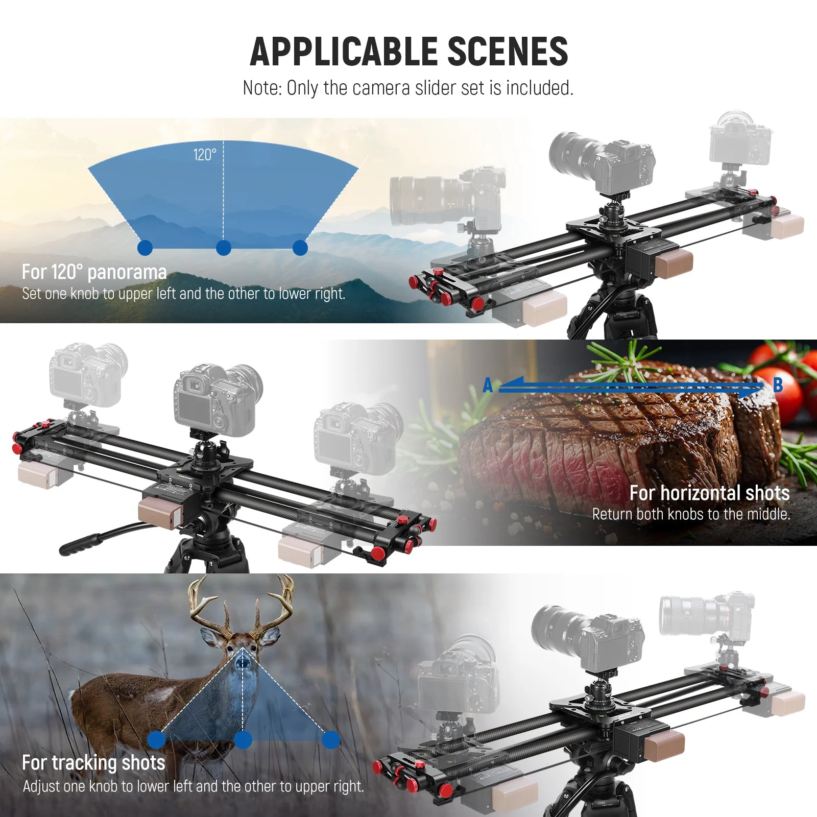 Neewer ER1 80cm App Electronic Video Slider