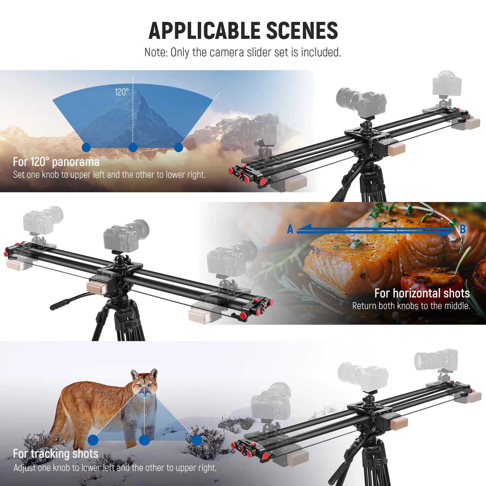 Neewer ER1 80cm App Electronic Video Slider