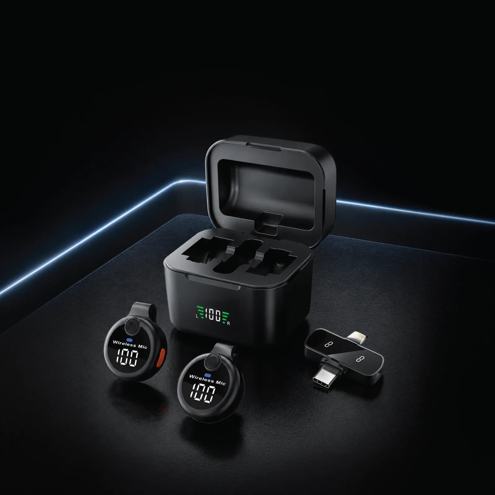 Pawa ClipGo Wireless Microphone with AI Noise Reduction Type-C + Lightning