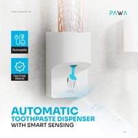 Pawa Automatic Toothpaste Dispenser with Smart Sensing