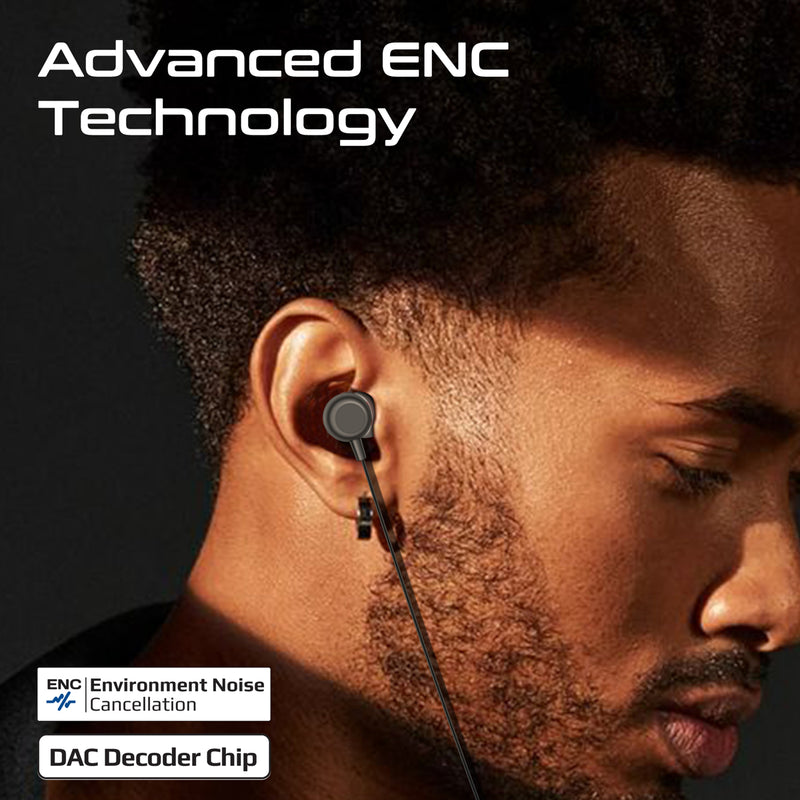 Promate Silken-ENC USB-C Wired Stereo Earphones