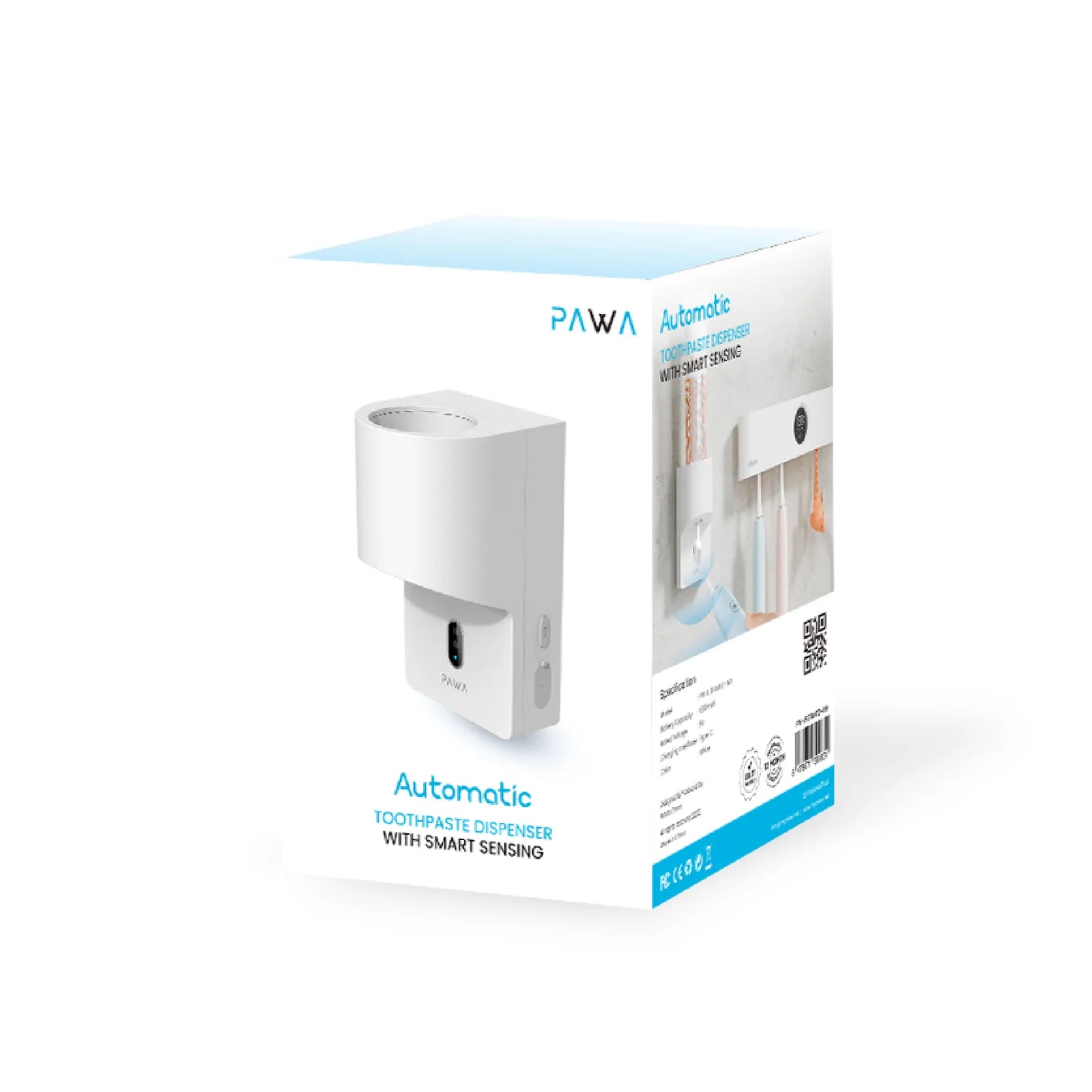 Pawa Automatic Toothpaste Dispenser with Smart Sensing
