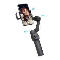Porodo 3-Axis AI Tracker and Light Gimbal Stabilizer
