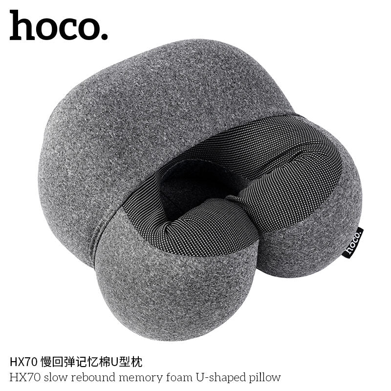 HOCO HX70 Memory Foam U-Shaped Travel Pillow