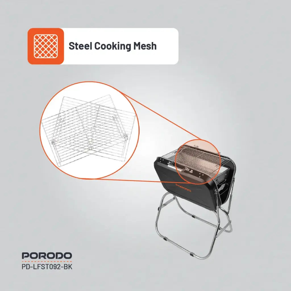 Porodo Lifestyle Portable Folding BBQ Grill