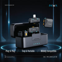 Pawa VlogDot Duo Wireless Microphone with AI Noise Reduction Type-C + Lightning