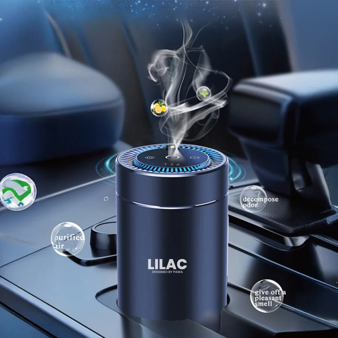 Pawa PW-PCADL80-BK Lilac Aroma Diffuser with Starry Light - Black
