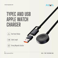 Pawa Hybrid Dual Connector Apple Watch Charger