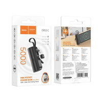 Hoco DB53 5000mAh Pocket Power Bank - Type-C and Lightning Compatible