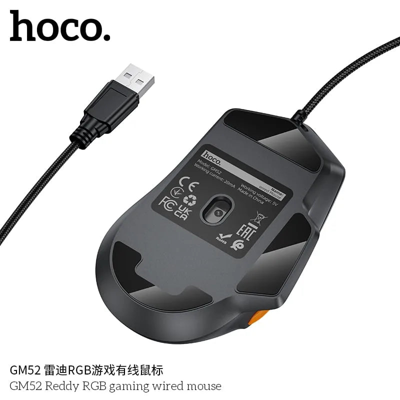 Hoco GM52 Wired Gaming Mouse