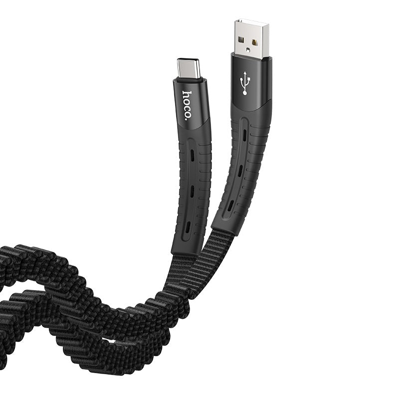 Hoco U78 Cotton Spring Charging Data Cable