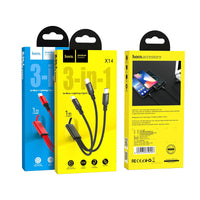 Hoco X14 Times Speed 3-in-1 Charging Cable