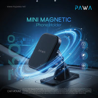 Pawa PW-SCRMNT11-BK Mini Magnetic Phone Holder
