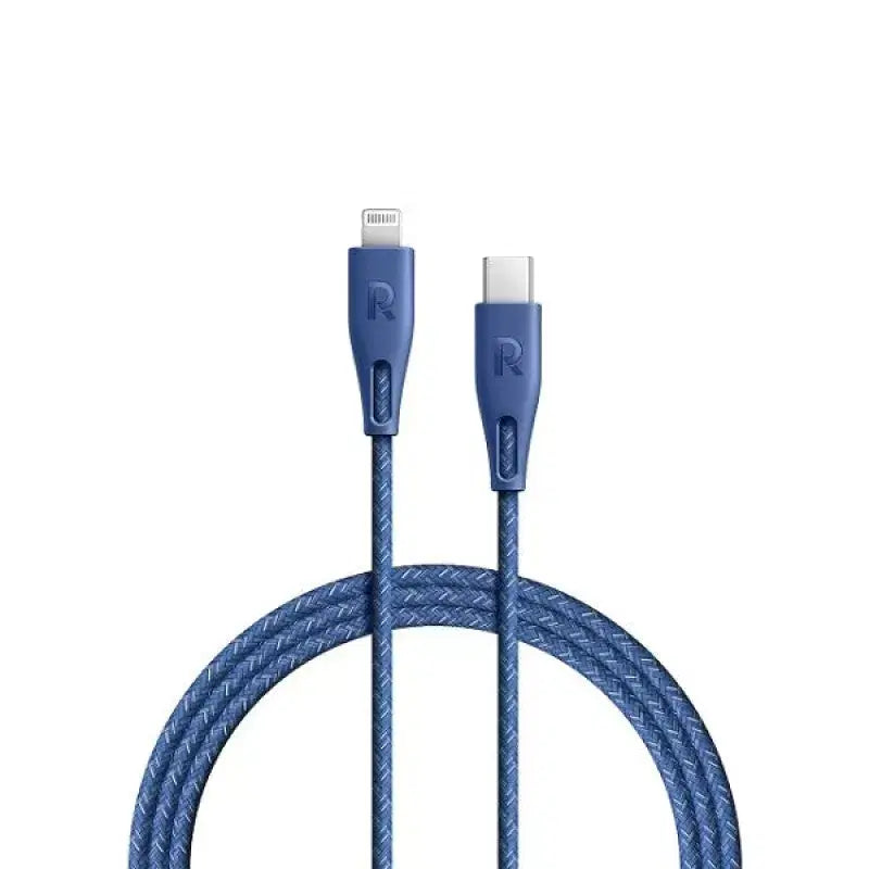 RAVPower Type-C to Lightning Cable- Nylon White | 1.2m & 2m