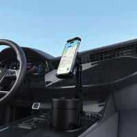 Porodo Blue PBLE01 Cradle Car Cup Phone Holder with Adjustable Arm