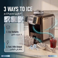 Powerology ALASKA 2-in-1 Ice & Snow Maker