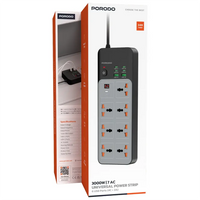 Porodo PDFWCH099 / PDFWCH100 3000W Universal Power Strip with 6 USB Ports UK