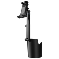 Porodo Blue PBLE01 Cradle Car Cup Phone Holder with Adjustable Arm