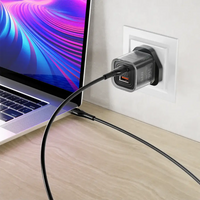 Porodo PDFWCH101 Tezclarte 30W GaN Dual-Port Wall Charger