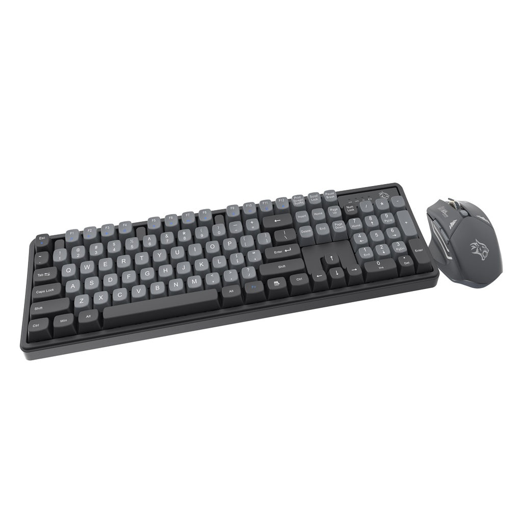 Porodo Gaming PDX225 Wireless Keyboard & Mouse Set 2.4GHz 1600 DPI