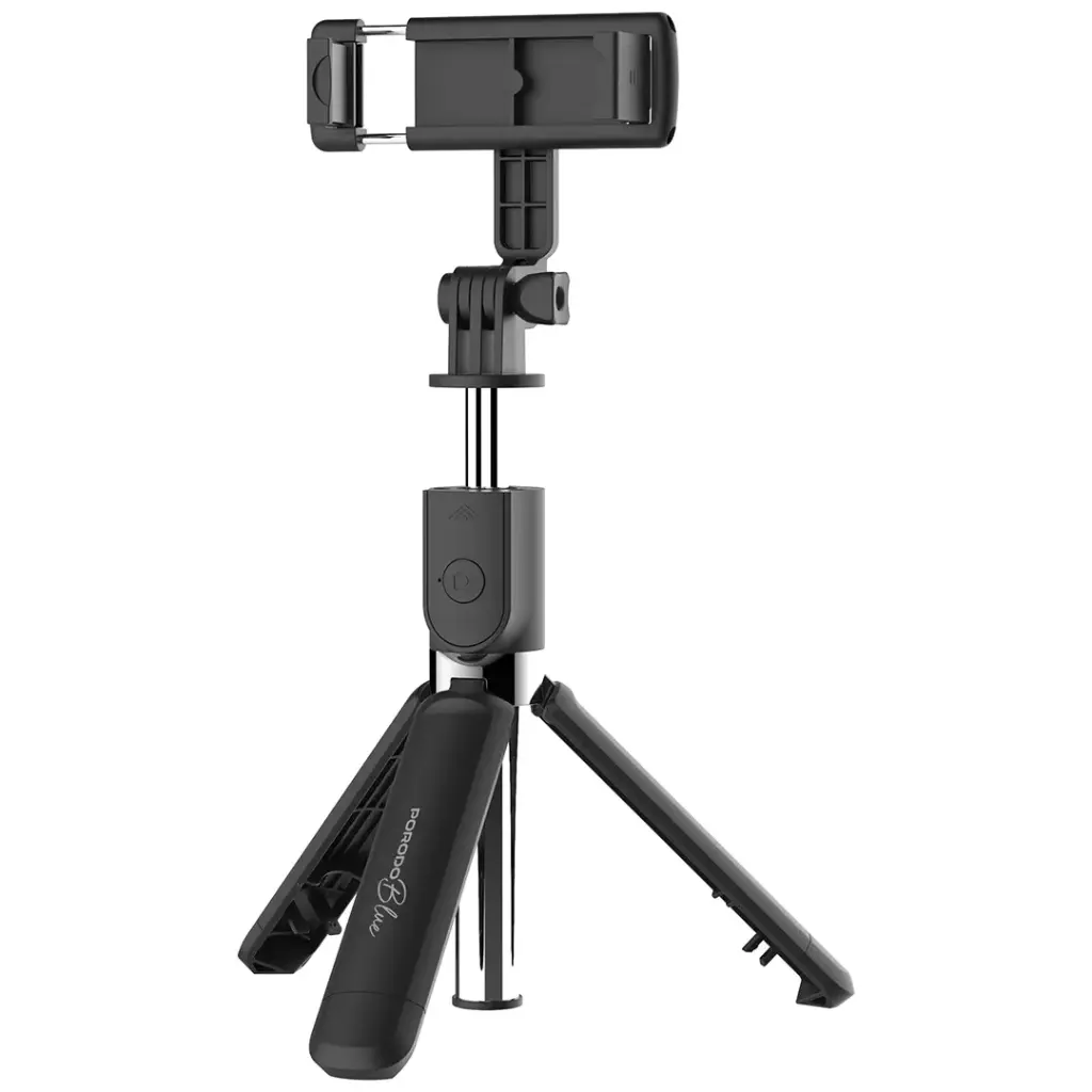 Porodo Blue PBS03SST FlexiTripod Selfie Stick with Foldable Tripod