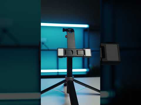 Porodo PD-SLSTL 135cm Selfie Stick with Detachable Light & 4-Leg Tripod