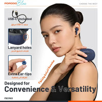 Porodo Blue PBCMK8 Sonica TWS Wireless Earbuds