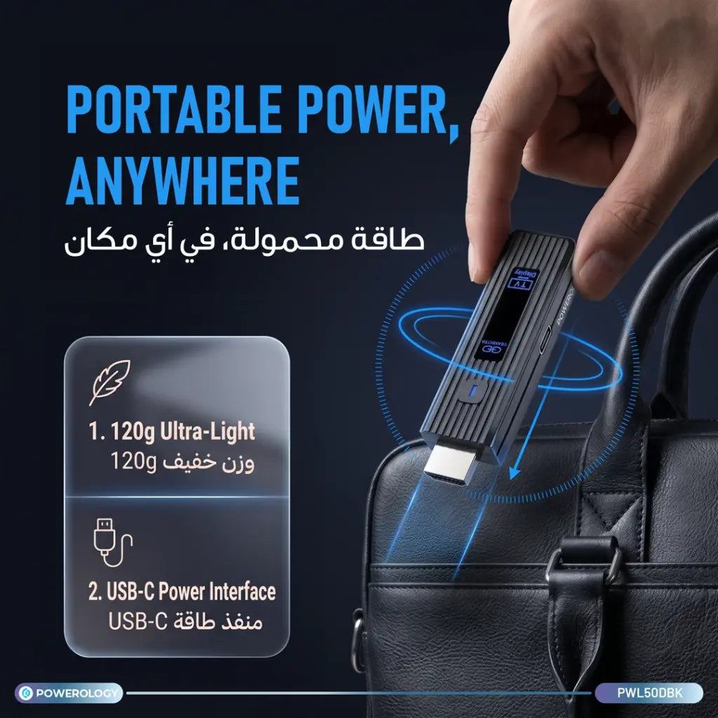 Powerology VELINK Wireless HDMI Transmitter & Receiver