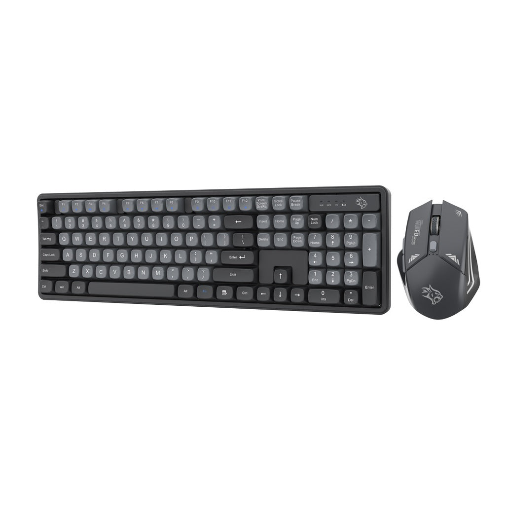 Porodo Gaming PDX225 Wireless Keyboard & Mouse Set 2.4GHz 1600 DPI