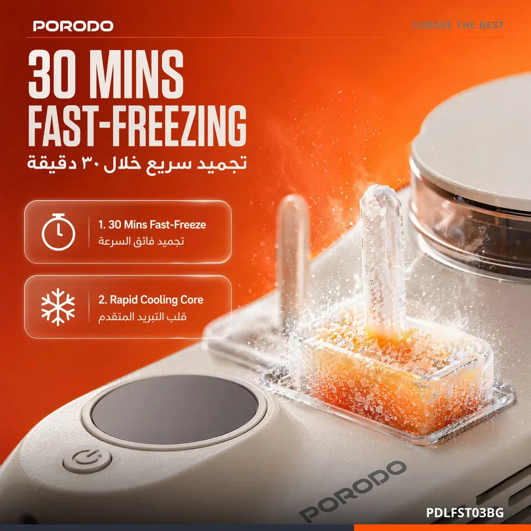Porodo Lifestyle PDLFST03 Nectar Portable Mini Popsicle Maker