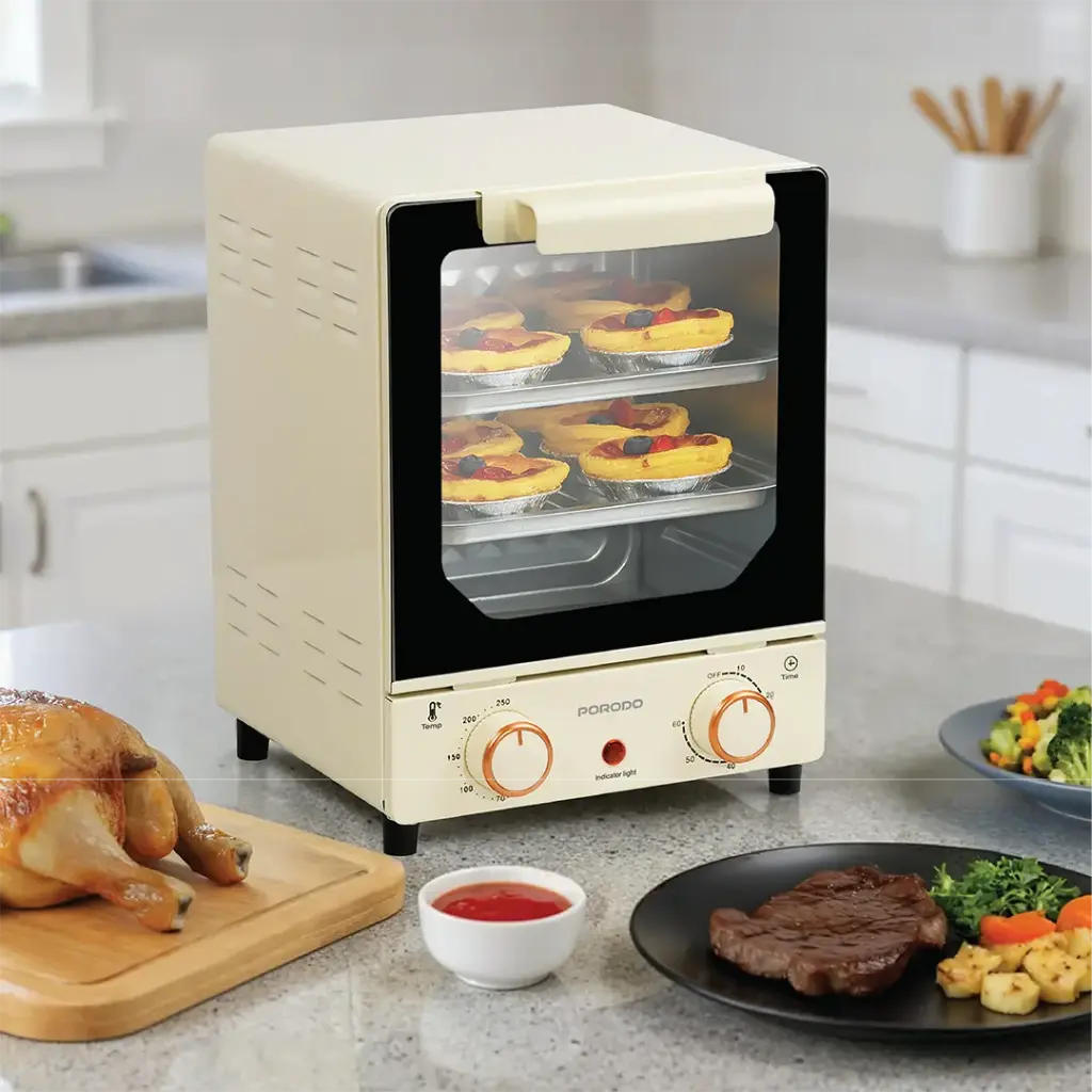 Porodo Lifestyle PDMOKB15F 15L 750W Vertical Mini Oven
