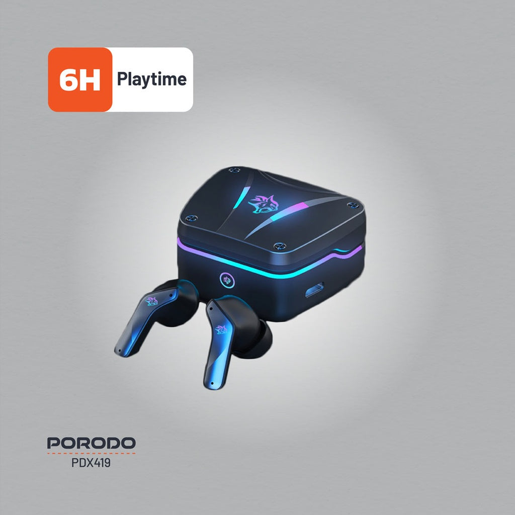 Porodo Gaming PDX419 Ultra Low-Latency Gaming Earbuds