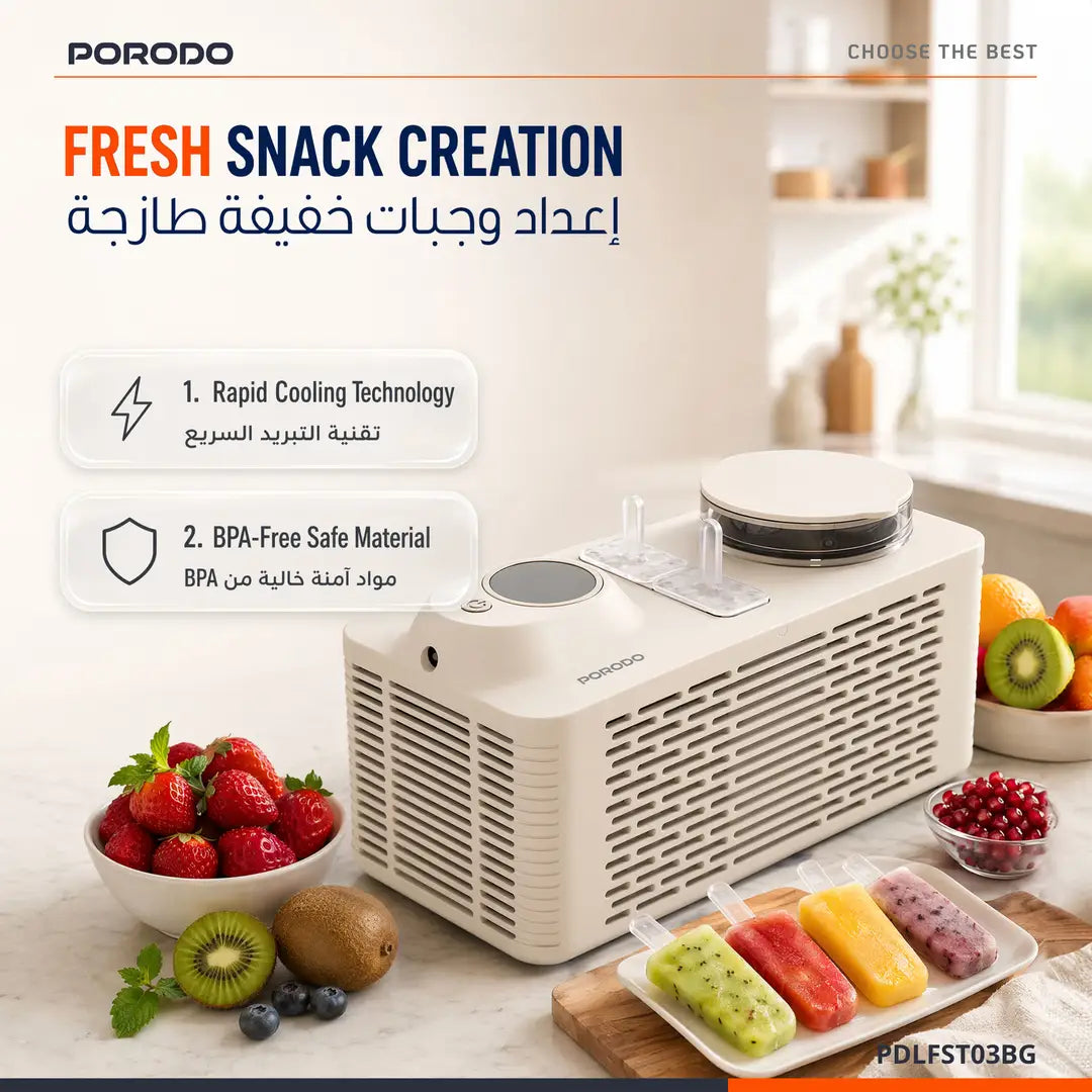 Porodo Lifestyle PDLFST03 Nectar Portable Mini Popsicle Maker