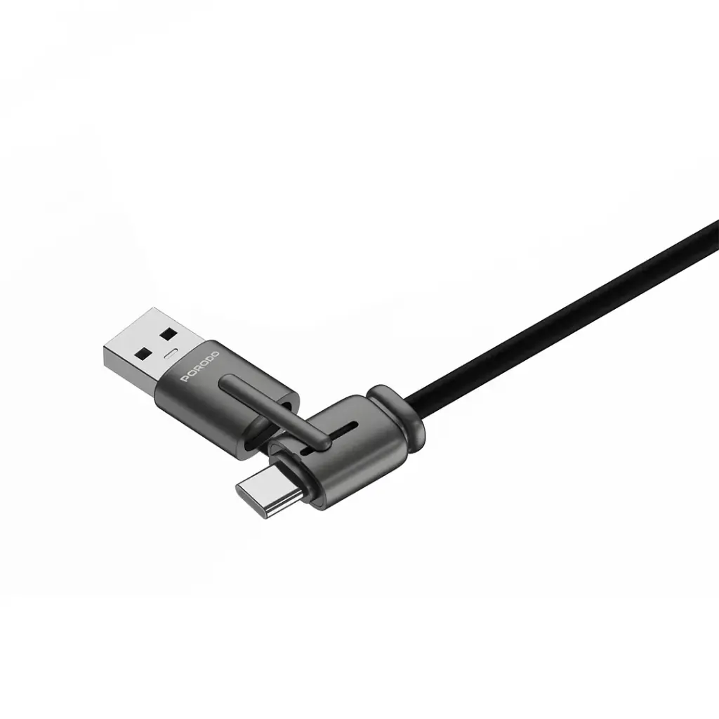 Porodo PDCBL0050 4-in-1 240W Charging & Data Cable 1.2m
