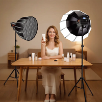 Porodo Lifestyle PDYM300BI Cannes Studio 150W COB Live Photography Light