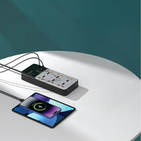 Porodo PDFWCH099 / PDFWCH100 3000W Universal Power Strip with 6 USB Ports UK