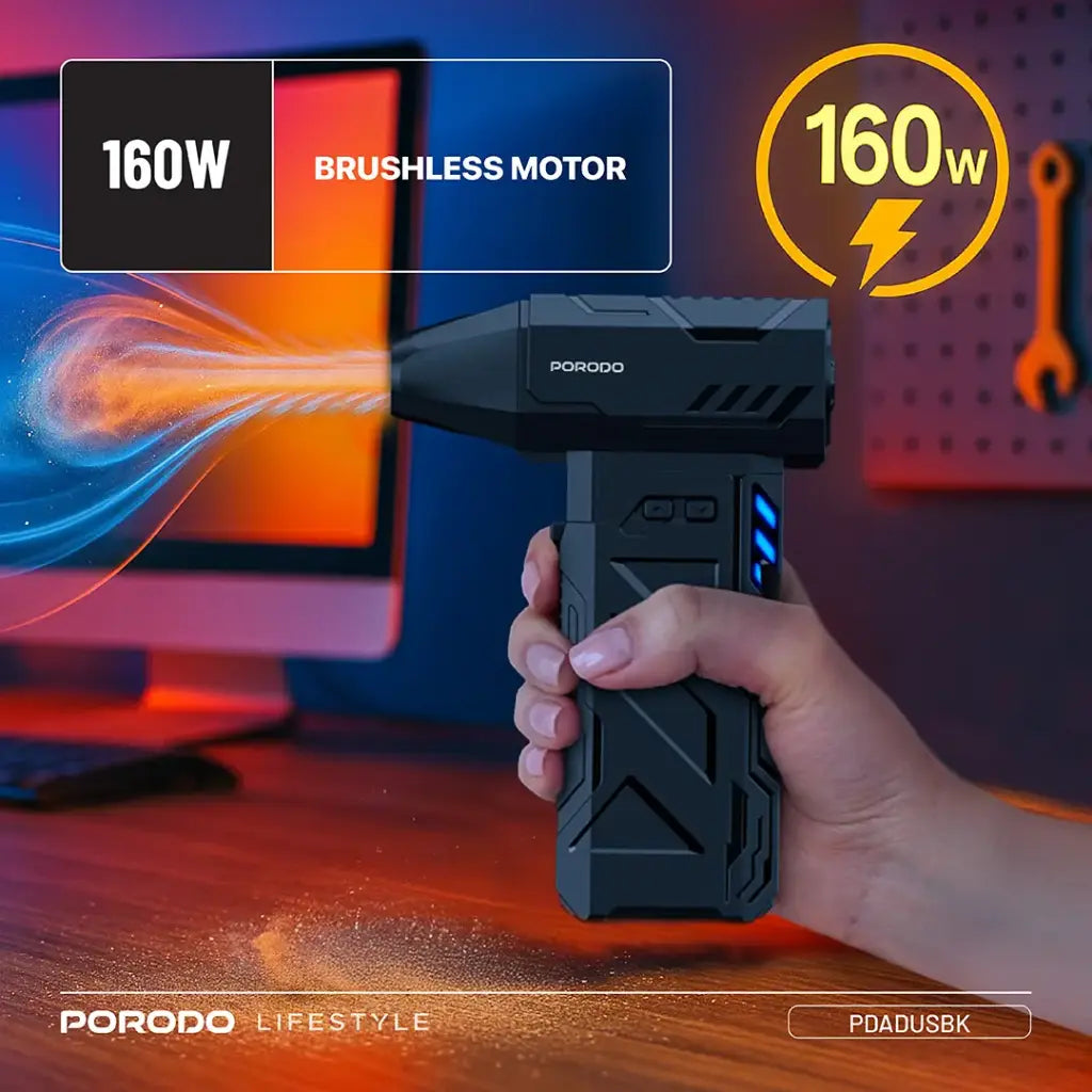 Porodo Lifestyle PDADUS Turboblast 160W Portable Air Blower