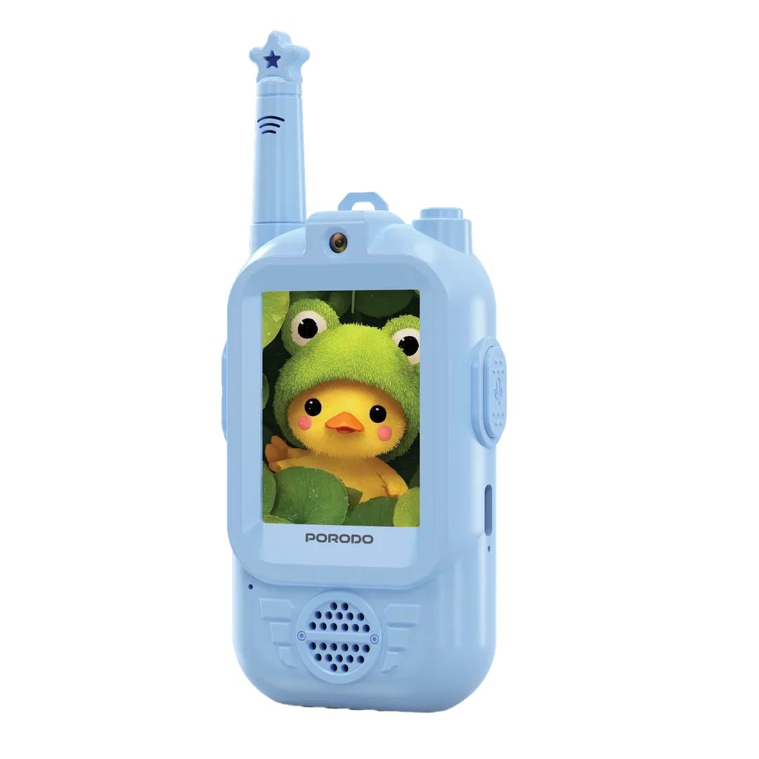 Porodo PDBSTAR Piko Piko Rechargeable Kids Video Walkie-Talkie Set