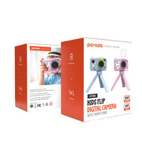 Porodo Lifestyle PD-LFST014 Kids Flip Digital Camera with Tripod Stand