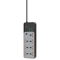 Porodo PDFWCH099 / PDFWCH100 3000W Universal Power Strip with 6 USB Ports UK