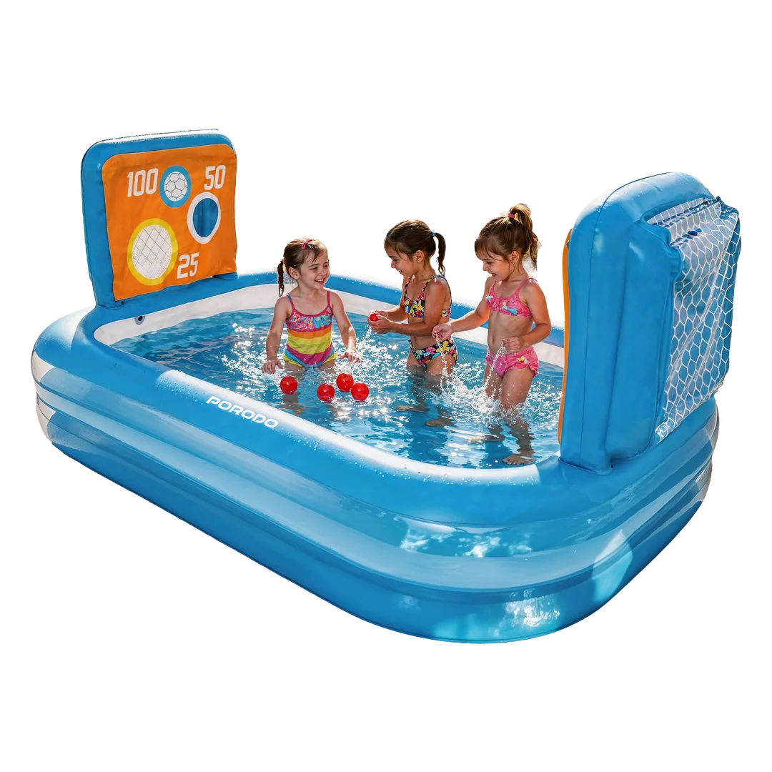 Porodo Lifestyle PDFDS13 Goal Splash Inflatable Football Play Pool