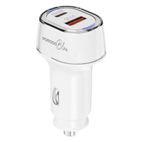 Porodo Blue PBJMM126 52.5W Dual-Port USB Car Charger