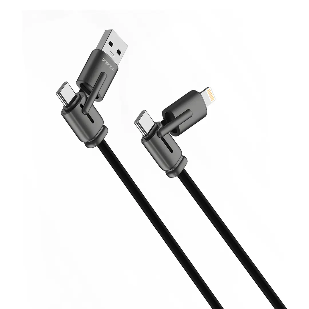 Porodo PDCBL0050 4-in-1 240W Charging & Data Cable 1.2m