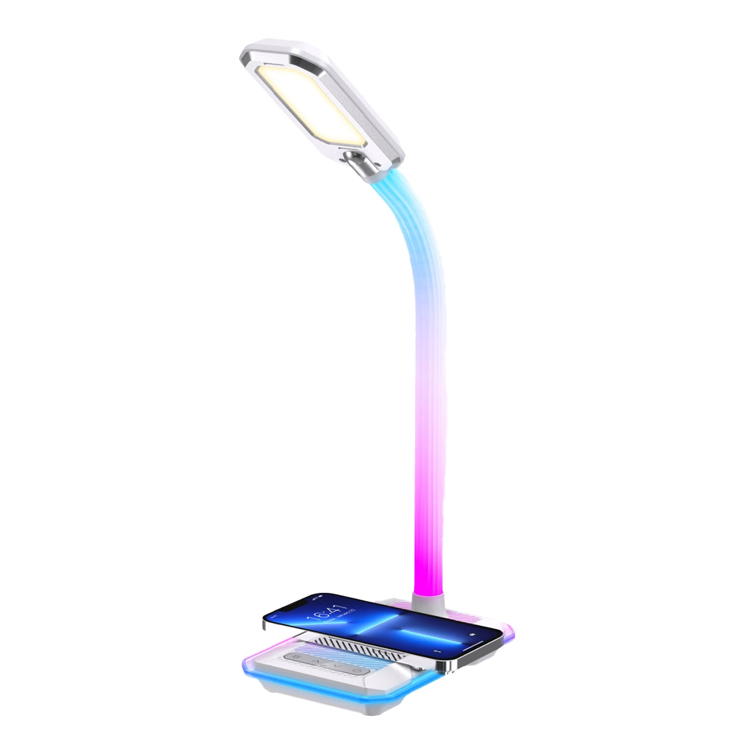 Porodo Gaming PDX119 RGB E-Sports Desk Lamp with 10W Wireless Charging Base